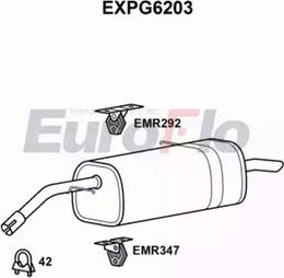 EuroFlo EXPG6203 - Глушник вихлопних газів кінцевий autozip.com.ua