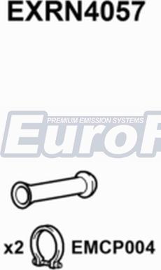 EuroFlo EXRN4057 - Труба вихлопного газу autozip.com.ua