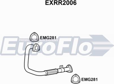 EuroFlo EXRR2006 - Труба вихлопного газу autozip.com.ua