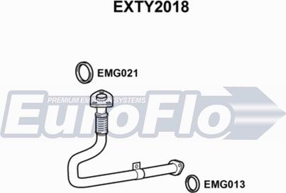 EuroFlo EXTY2018 - Труба вихлопного газу autozip.com.ua