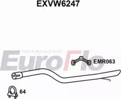 EuroFlo EXVW6247 - Глушник вихлопних газів кінцевий autozip.com.ua