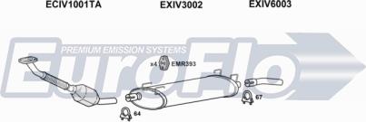 EuroFlo IVDAI28D 9015D - Система випуску ОГ autozip.com.ua