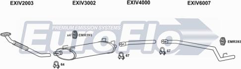 EuroFlo IVDAI28D 9029C - Система випуску ОГ autozip.com.ua