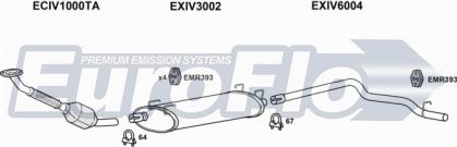 EuroFlo IVDAI23D 9001B - Система випуску ОГ autozip.com.ua