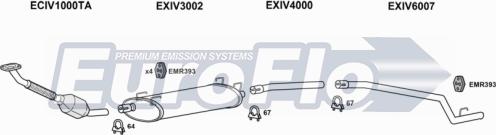 EuroFlo IVDAI23D 9001D - Система випуску ОГ autozip.com.ua