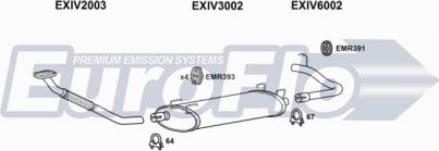 EuroFlo IVDAI23D 7005A - Система випуску ОГ autozip.com.ua