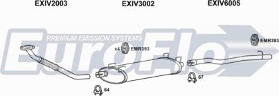 EuroFlo IVDAI23D 7005E - Система випуску ОГ autozip.com.ua