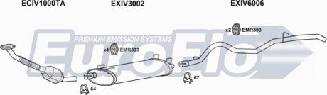 EuroFlo IVDAI23D 7005H - Система випуску ОГ autozip.com.ua