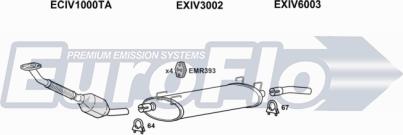 EuroFlo IVDAI23D 7003D - Система випуску ОГ autozip.com.ua