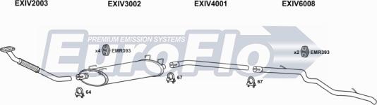 EuroFlo IVDAI23D 7003J - Система випуску ОГ autozip.com.ua