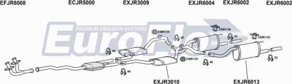 EuroFlo JRXJ636 2001B - Система випуску ОГ autozip.com.ua