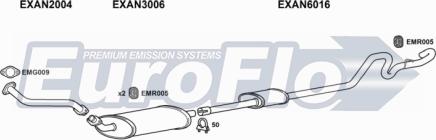 EuroFlo LVPIL19D 9004A - Система випуску ОГ autozip.com.ua