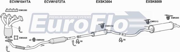 EuroFlo SKFAB14 2001C - Система випуску ОГ autozip.com.ua