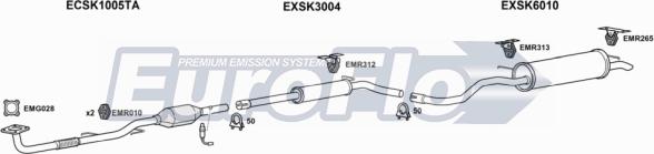 EuroFlo SKFAB14 2001B - Система випуску ОГ autozip.com.ua