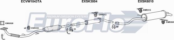 EuroFlo SKFAB14 2001E - Система випуску ОГ autozip.com.ua