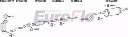 EuroFlo VLCOM13D 6004B - Система випуску ОГ autozip.com.ua