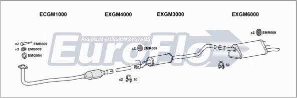 EuroFlo VLCOR14 1004 - Система випуску ОГ autozip.com.ua