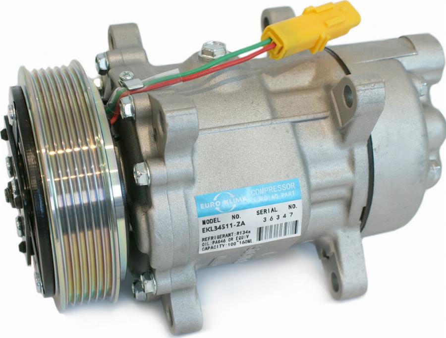 EURO KLIMA EKL34511 - Компресор, кондиціонер autozip.com.ua