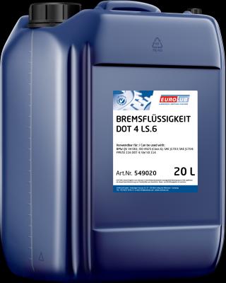EUROLUB 549020 - Гальмівна рідина autozip.com.ua