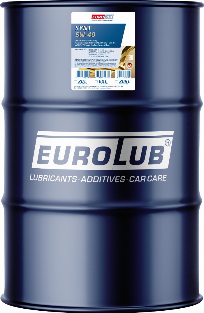 EUROLUB 316000 - Моторна олива autozip.com.ua