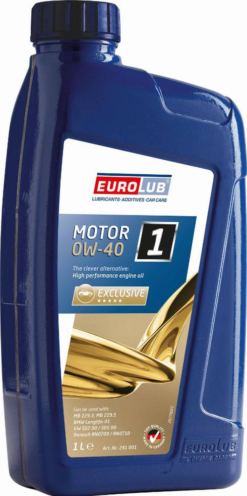 EUROLUB 241001 - Моторна олива autozip.com.ua