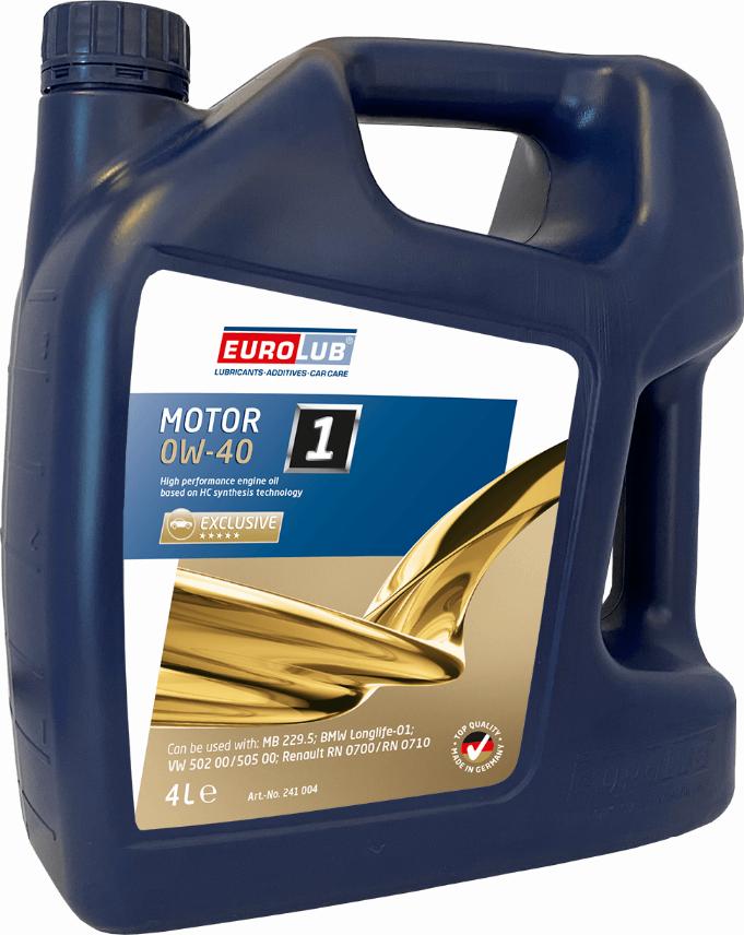 EUROLUB 241xxx - Моторна олива autozip.com.ua