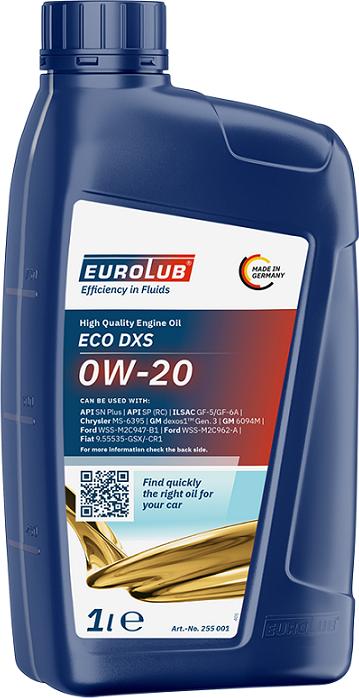 EUROLUB 255001 - Моторна олива autozip.com.ua