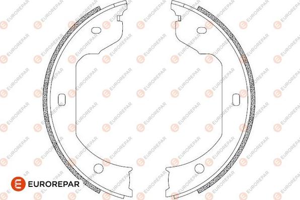 EUROREPAR 1690922480 - Комплект гальм, барабанний механізм autozip.com.ua