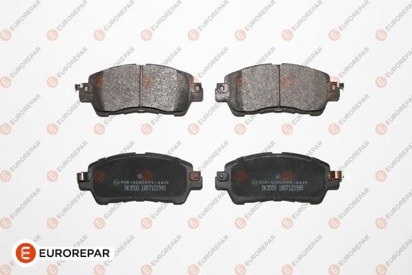 EUROREPAR 1697649380 - Гальмівні колодки, дискові гальма autozip.com.ua