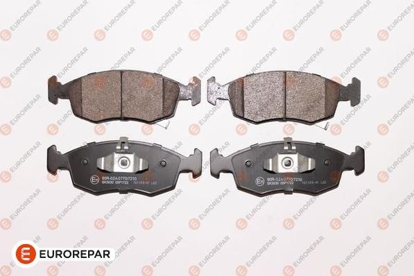 EUROREPAR 1697652080 - Гальмівні колодки, дискові гальма autozip.com.ua