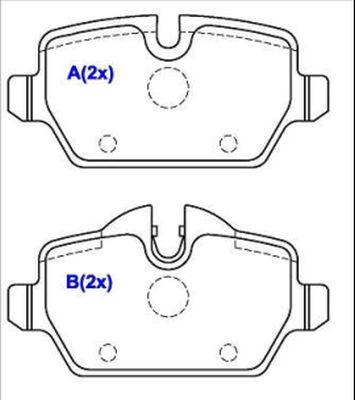 EUROREPAR 1643074780 - Гальмівні колодки, дискові гальма autozip.com.ua