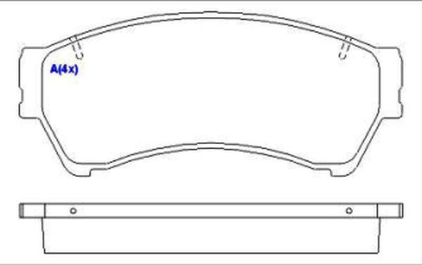 Valeo 671302 - Гальмівні колодки, дискові гальма autozip.com.ua