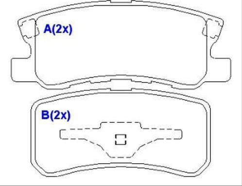 EUROREPAR 1643070380 - Гальмівні колодки, дискові гальма autozip.com.ua