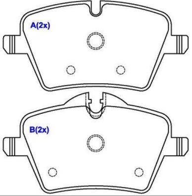 BOSCH 494168 - Гальмівні колодки, дискові гальма autozip.com.ua