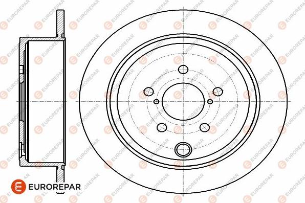 EUROREPAR 1642779480 - Гальмівний диск autozip.com.ua