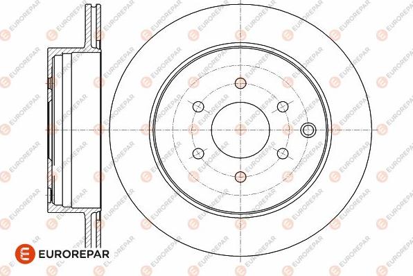 EUROREPAR 1642772280 - Гальмівний диск autozip.com.ua