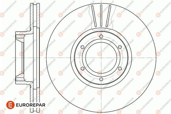 EUROREPAR 1667859780 - Гальмівний диск autozip.com.ua