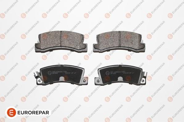 EUROREPAR 1667812480 - Гальмівні колодки, дискові гальма autozip.com.ua