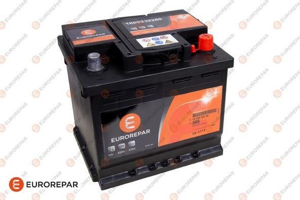 EUROREPAR 1609232280 - Стартерна акумуляторна батарея, АКБ autozip.com.ua