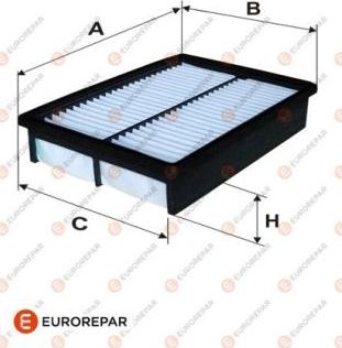 EUROREPAR 1611155080 - Повітряний фільтр autozip.com.ua