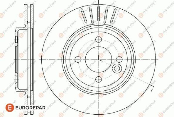 EUROREPAR 1618884780 - Гальмівний диск autozip.com.ua