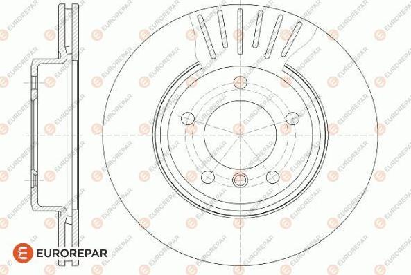EUROREPAR 1618885680 - Гальмівний диск autozip.com.ua
