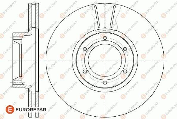 EUROREPAR 1618883880 - Гальмівний диск autozip.com.ua