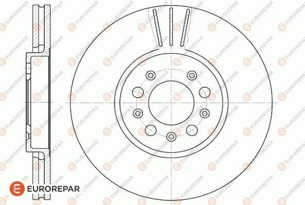 EUROREPAR 1618882980 - Гальмівний диск autozip.com.ua