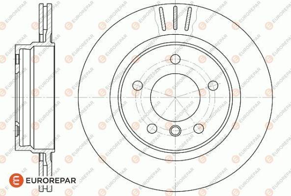 EUROREPAR 1618879980 - Гальмівний диск autozip.com.ua