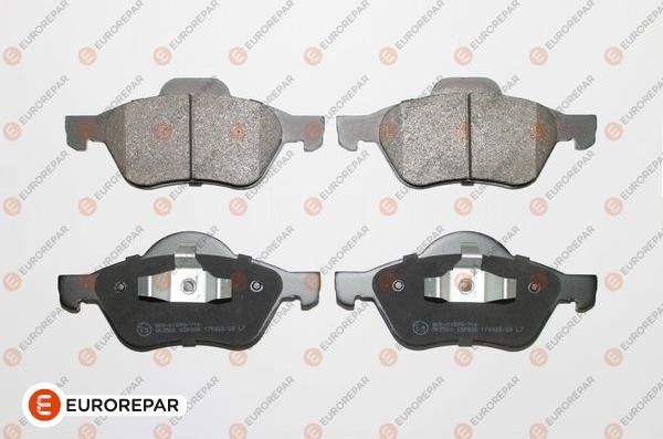 EUROREPAR 1617257380 - Гальмівні колодки, дискові гальма autozip.com.ua