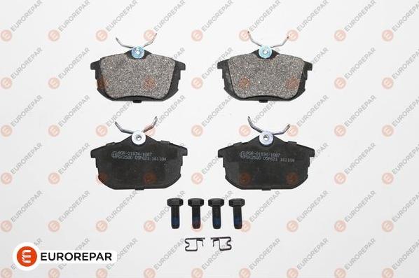 EUROREPAR 1617263280 - Гальмівні колодки, дискові гальма autozip.com.ua