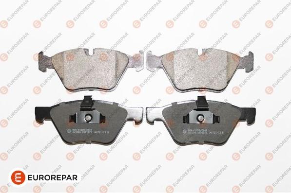EUROREPAR 1617284280 - Гальмівні колодки, дискові гальма autozip.com.ua