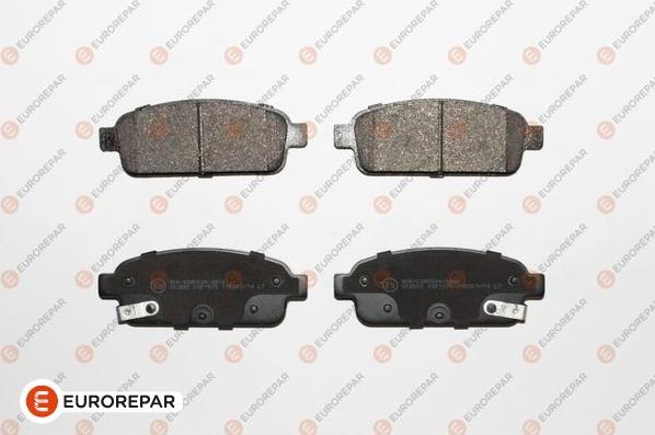 EUROREPAR 1617287080 - Гальмівні колодки, дискові гальма autozip.com.ua