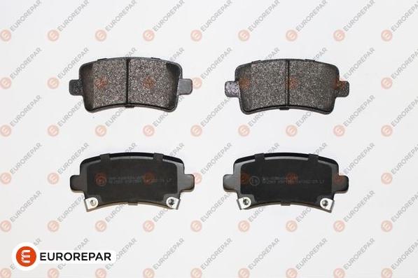 EUROREPAR 1617287180 - Гальмівні колодки, дискові гальма autozip.com.ua